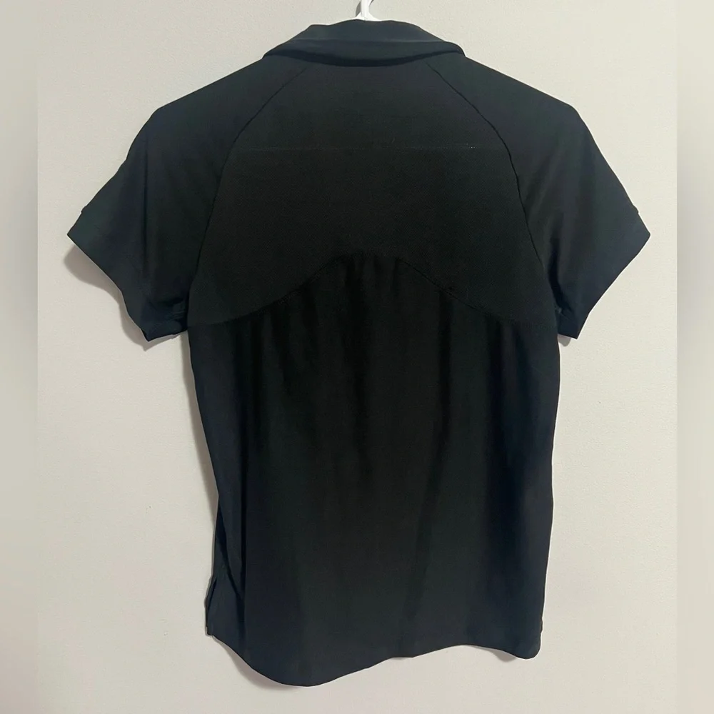Women’s Nike Dri-fit collared shirt top black size small - Picture 2 of 9
